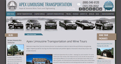 Desktop Screenshot of apexwinetours.com